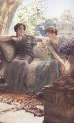 Alma-Tadema, Sir Lawrence Unwelcome Confidence (mk23) oil painting
